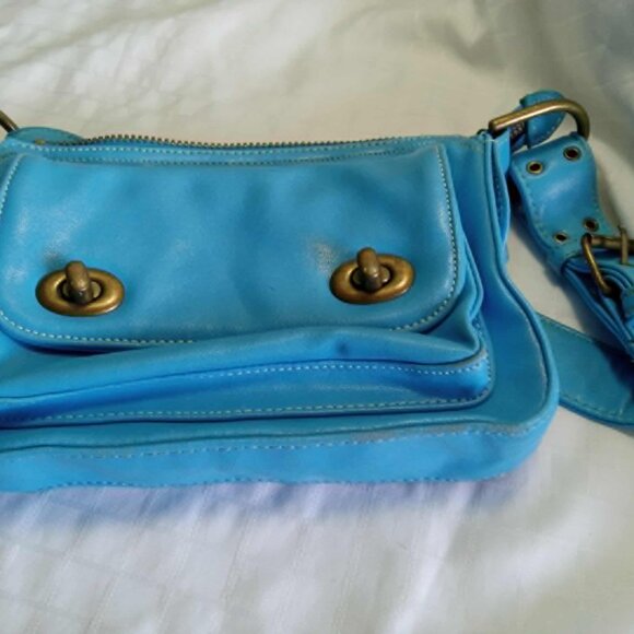 The ultimate vintage leather blue bag The home game inc - Picture 6 of 12